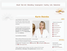 Tablet Screenshot of karinsteinke.de